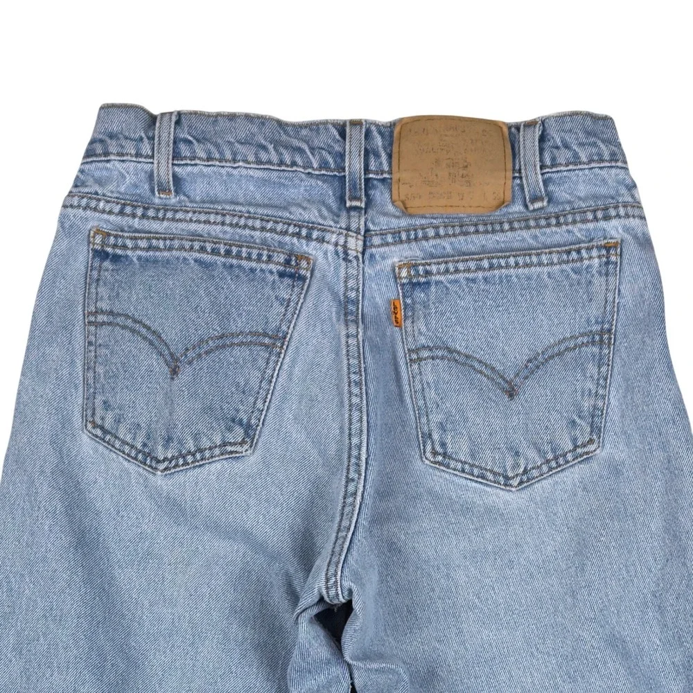 Vtg Levi's Orange Tab‎ 550 Jeans Men's 29.5x29.5 Light Wash Texas USA Made 1996